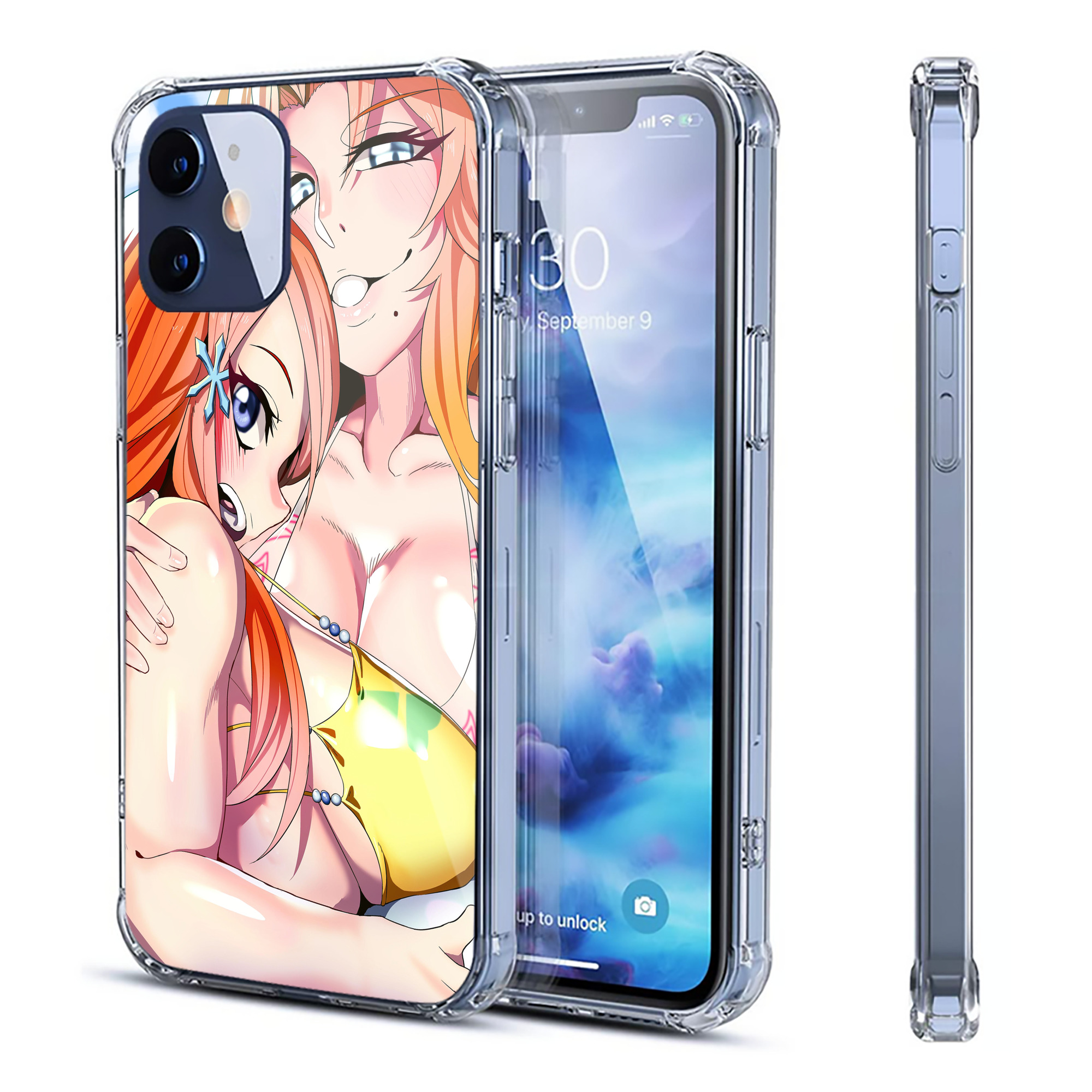 （画像用） ブリーチ BLEACH 【iPhone 12シリーズ対応】透明スマホケース（クリアソフトケース）